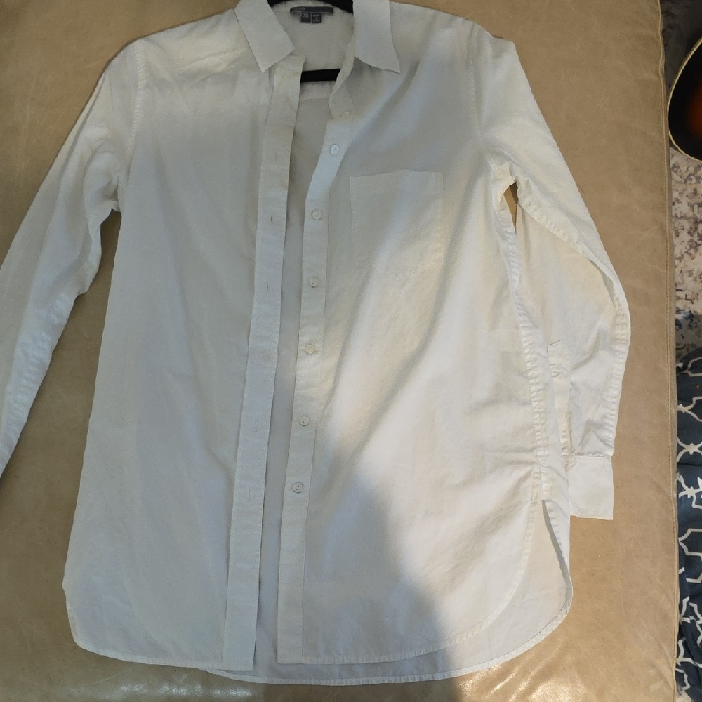 Vince Off-White Button Down Shirt
